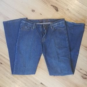 Tommy Hilfiger low rise dark wash jeans